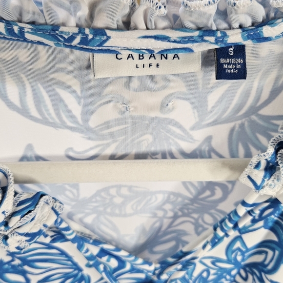 Cabana Life Palm Valley Smocked Waist Dress - Size S - Picture 5 of 9